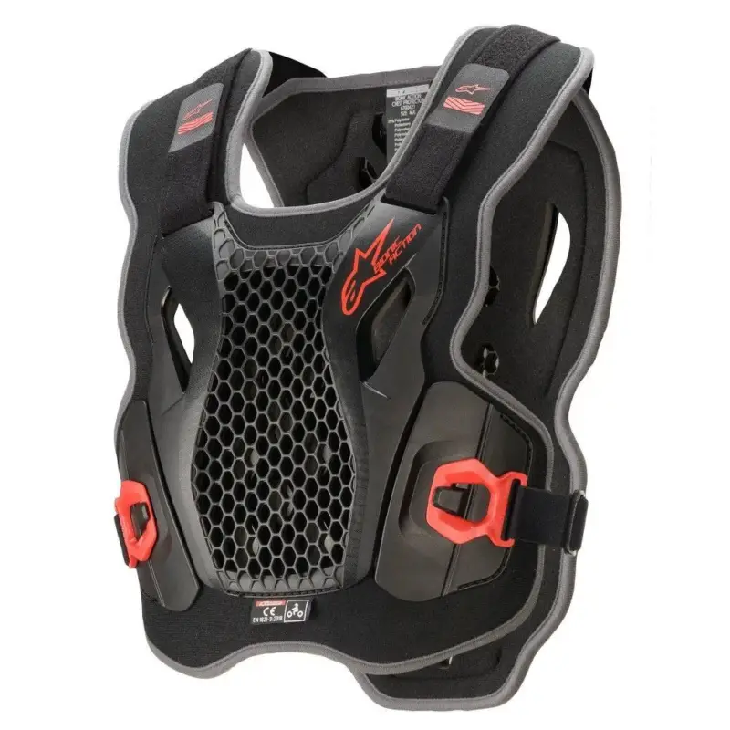 Gecertificeerd Alpinestars Bionic Action Bodyprotector Zwart / Rood