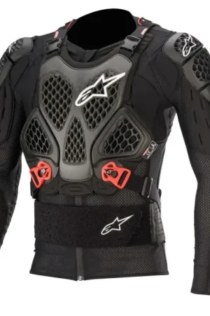 Alpinestars Bionic Tech V2 Protectievest Zwart / Rood Rechtstreeks Van De Fabrikant