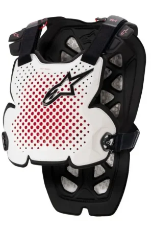 Seizoensaanbieding Alpinestars A-1 Pro Bodyprotector Wit / Zwart / Rood