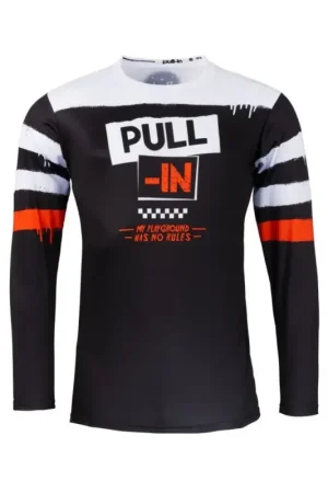 Pull-In 2023 Jeugd Trash Crossshirt Zwart / Oranje Hete Deal