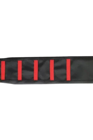 Beperkt Aanbod Moose Racing Geribbeld Zadelovertrek Zwart / Rood Beta RR125 RR250 RR300 RR50 2013-2016 RR350 RR350 2015-2014 RR390 RR430 RR480 RS430 RS500 2015-2016 RR400 RR450 RR498 RS400 RS450 RS520 2013-2014