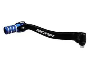 Scar Aluminium Gesmede Schakelpedaal Gekleurde Tip Mat Zwart Kawasaki KX450F 2009-2016 Bestseller
