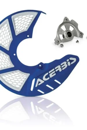 Acerbis X-Brake Voorremschijfbeschermer KTM SX85 2013-2016 Husqvarna TC85 2014-2016 Blauw Wit Laatste Versie