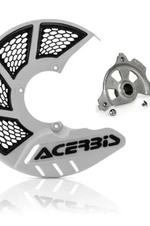 Acerbis X-Brake Voorremschijfbeschermer KTM SX85 2013-2016 Husqvarna TC85 2014-2016 Wit Zwart Direct Beschikbaar