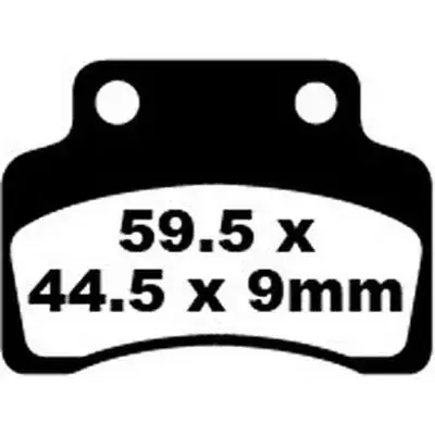Actieprijs EBC BRAKE PAD SFA SERIES ORGANIC SFA235