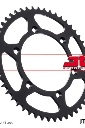 Aanbieding JT Sprockets Stalen Achtertandwiel Self Cleaning Zwart Yamaha WR450F 2003-2020 WR426F 2001-2002 WR400F 1999-2000 WR250F 2001-2020 YZ450F 2003-2022 YZ426F 2000-2001 YZ250F 2001-2024 YZ250 YZ125 1999-2021 Fantic XX250F 2023-2024-50