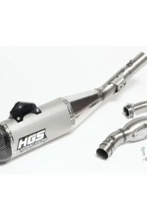 Laatste Kans HGS Uitlaat Yamaha YZ450F 2010-2013 ovalen demper met carbon eindkap
