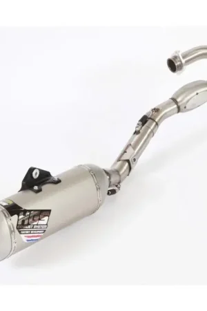 Veilige Betaling HGS Uitlaat Yamaha YZ450F 2014-2017 ovalen demper met RVS eindkap