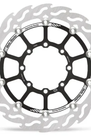Beperkt Aanbod Motomaster Supermoto Flame Disc 320mm Zwart Kawasaki KDX125 1990-2002 KDX200 1986-2006 KDX220R KDX220R 1997-1998 KLX250 1993-1995 KLX250R 1993-1996 KX125 KX250 2003-2005 KX250F 2004-2005 Suzuki RMZ250 2004-2006