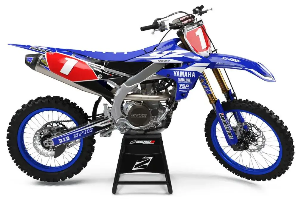 Outlaw Racing Stickerset Team 2018 Yamaha YZ250F 2019-2026 YZ450F 2018-2022 Nieuw