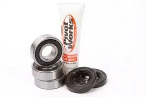 Pivot Works Kit Lagers + Stofkappen Achterwiel Kawasaki KX100 1998-2016 KX80 1998-2000 KX85 2001-2016 Suzuki RM100 2003 Nu Kopen