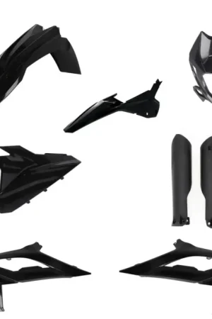 Acerbis Plastickit 8-Delig Zwart Beta RR125 RR200 RR250 RR300 RR390 RR430 RR480 2023-2024 Premium