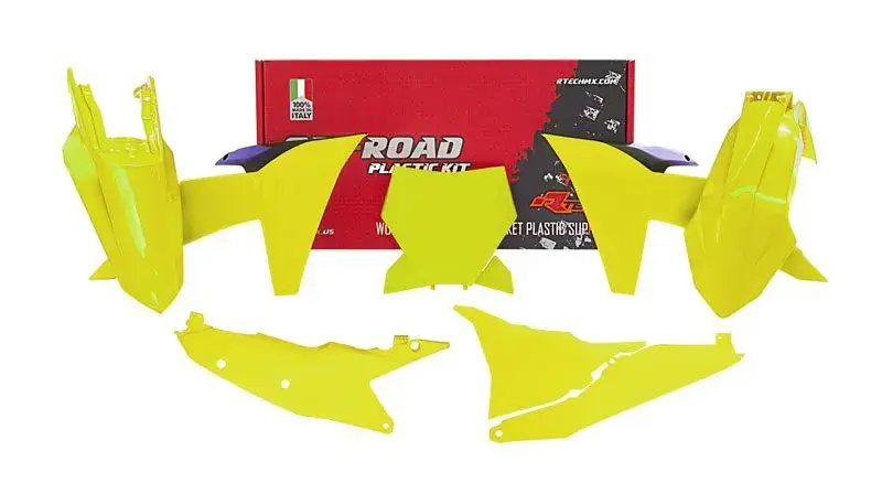 R-Tech 5-Delige Plastickit Fluor Geel KTM SX125 SX250 SX300 SXF250 SXF350 SXF450 2024 Nu Kopen