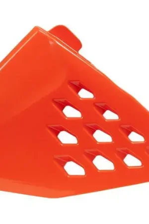 R-Tech Vented Luchtfilterbakdeksel (zijkant) Oranje KTM SX125 SXF450 SX150 SXF250 SXF350 SX250 2019-2022 EXC-F250 EXC-F350 EXC-F450 EXC250 EXC300 EXC-F500 2020-2023 Lage Prijs