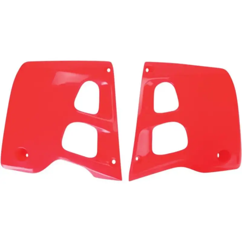 UFO Radiateurkappen Honda CR125 1992 CR250 1990-1991 067 CR92-99 Neon Rood Dagaanbieding