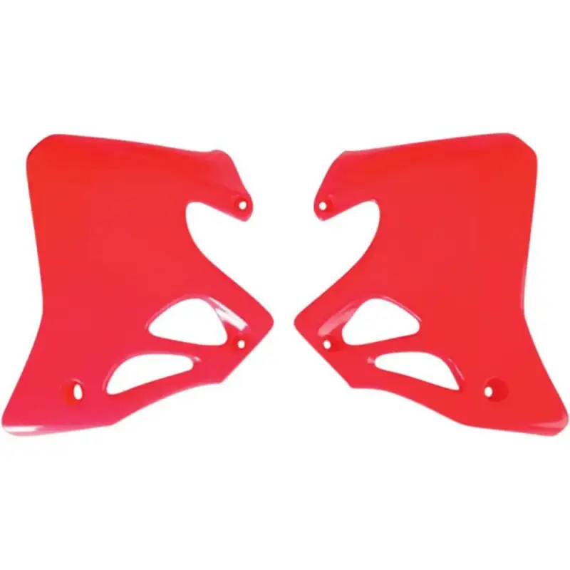 Superprijs UFO Radiateurkappen Honda CR125 1995-1997 CR250 1995-1996 067 CR92-99 Neon Rood