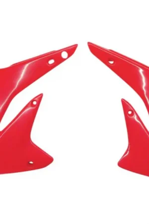 Aanbieding UFO Radiateurkappen Honda CR85 2003-.. rood