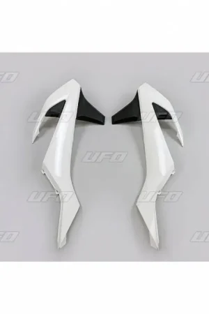 Voordeelprijs UFO Radiateurkappen KTM SX125 SX150 SXF250 SXF350 SXF450 2016-2018 SX250 EXC-F250 EXC-F350 EXC-F450 EXC200 EXC300 2017-2018 Wit / Zwart -