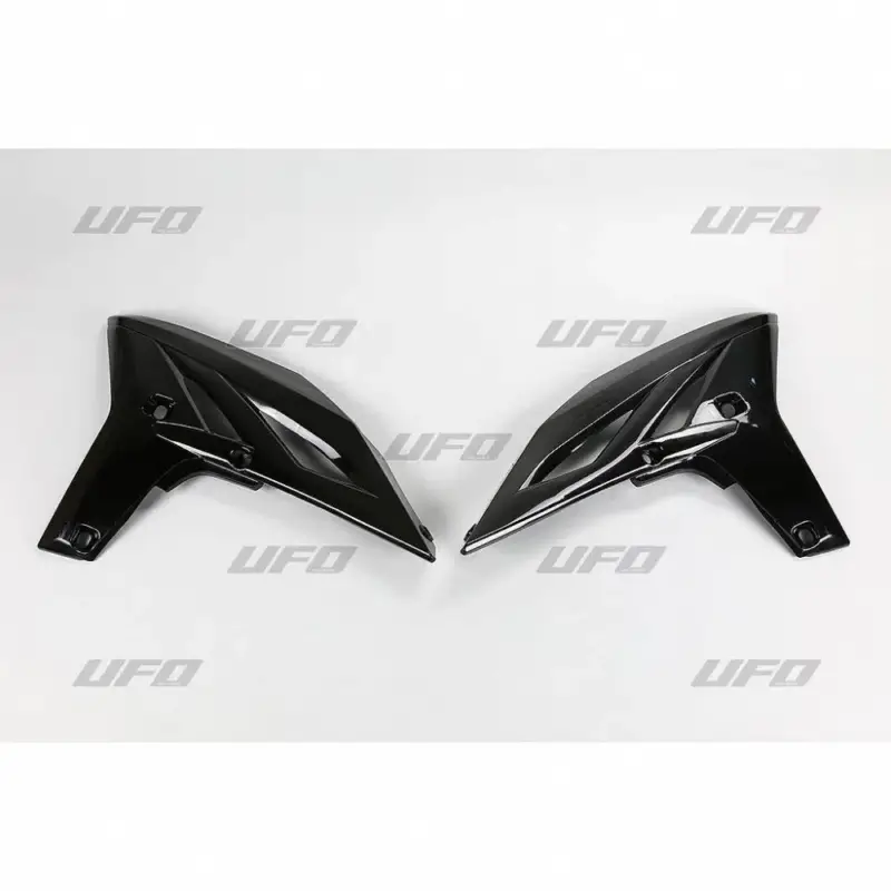 UFO Radiateurkappen Yamaha YZ250F 2011-2013/WRF450 2012-2013 zwart/zwart Voordeelprijs