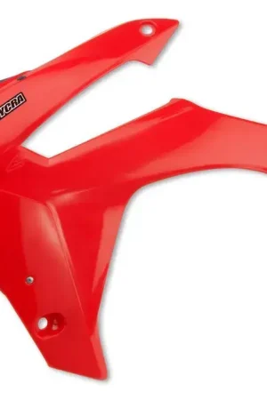 Cycra Extended Edge Powerflow Radiateurkappen Honda CRF250R 2014-2016 CRF450R 2013-2016 Rood Goedkoop