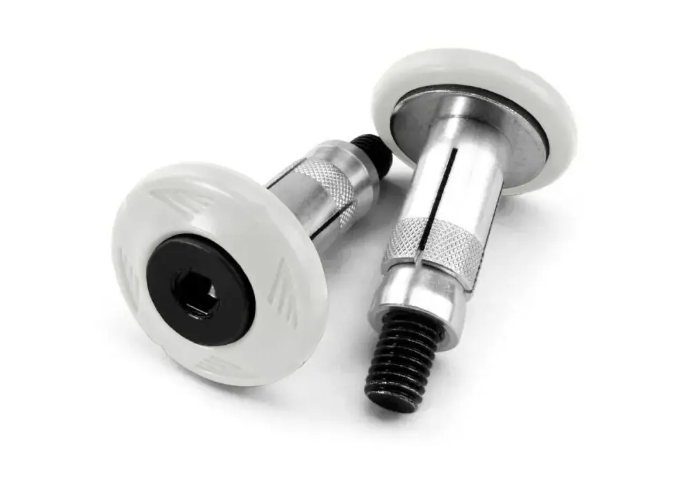 Lage Prijs Cycra Grip Armor Bar End Wit