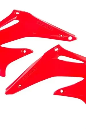 Acerbis Radiateurkappen Honda CRF450R 2002-2004 CRE450F 2004 Rood 2000 Gratis Retour