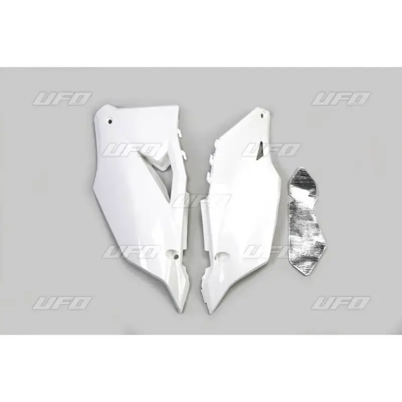 UFO Zijnummerplaten Wit Kawasaki KX450 2019-2022 KX250 2021-2022 Alleen Vandaag