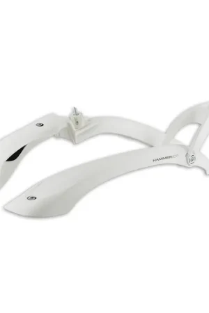 Gecertificeerd Simpla Spatbordenset hammer pro 24/29 inch wit/zwart