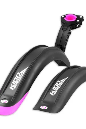 Goedkoop Simpla Spatbordenset kido 16 pro 16/18 inch zwart/roze