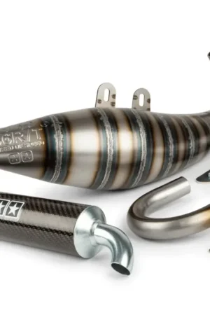 Uitlaat Stage6 R/T FL 100cc carbon (flange mount) Seizoensaanbieding