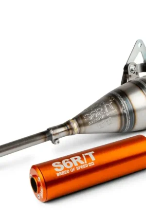 Uitlaat Stage6 R/T FL 100cc drag oranje (flange mount) Weekendaanbieding
