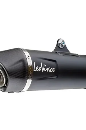 Uitlaat Leovince NERO Slip-on RVS voor Gilera & Piaggio 400 – 500cc 4 Takt Bestseller