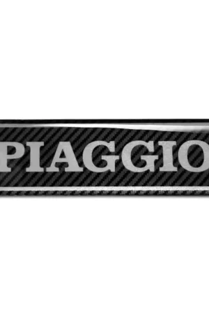 Plak reflector 3D Piaggio carbonlook / reflectie Rechtstreeks Van De Fabrikant