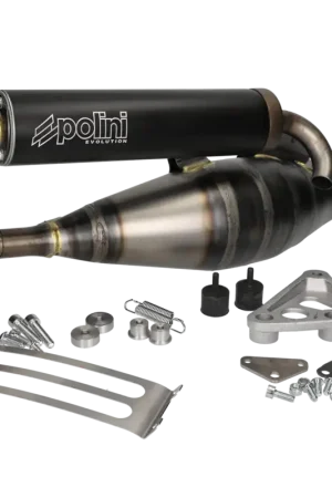 Op = Op Polini 70cc Evolution 3 uitlaat voor Minarelli Horizontaal 50cc 2 Takt