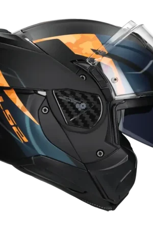 Exclusieve Aanbieding LS2 Helm Advant II Glide FF910 zwart / oranje