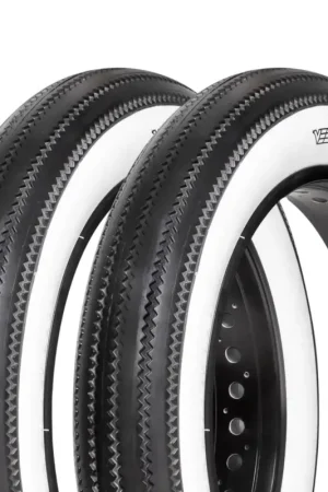 Vee Tire Zig Zag White Wall bandenset voor fatbike (2 stuks) – 20x4.00 Premium
