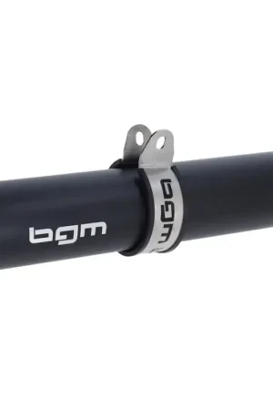 Op = Op Uitlaatdemper BGM PRO zwart (60x280mm)