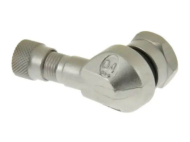 Ventiel Aluminium haaks 11,3mm (Extra laag) Premium