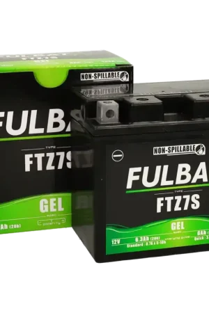 Accu Fulbat YTZ7-S Gel SLA 12V 6Ah onderhoudsvrij Betrouwbaar
