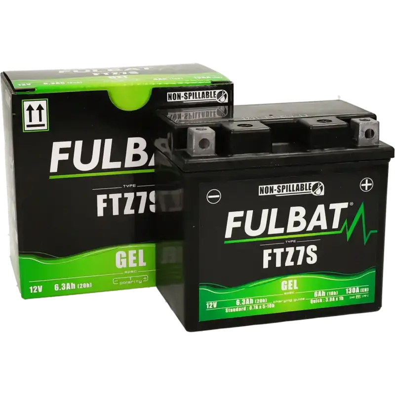 Accu Fulbat YTZ7-S Gel SLA 12V 6Ah onderhoudsvrij Betrouwbaar