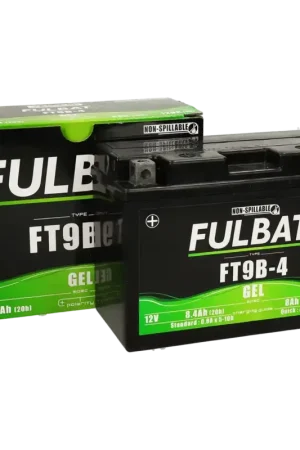Accu Fulbat YT9B-4 Gel SLA 12V 8Ah onderhoudsvrij Aanbieding