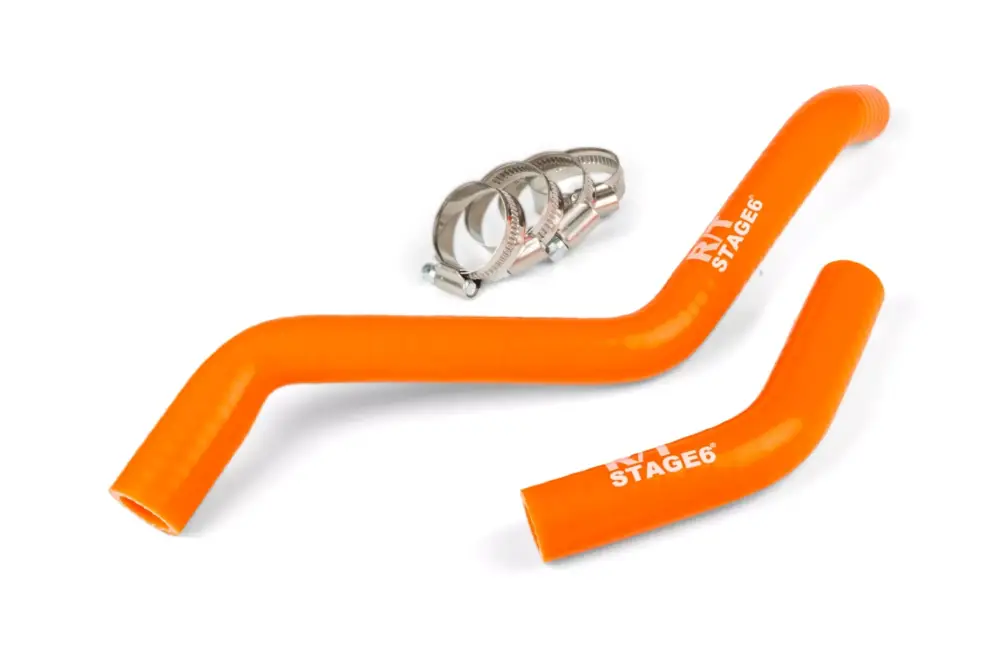 Koop Vandaag Koelslang Stage6 R/T oranje Derbi Senda Euro3 en Euro4