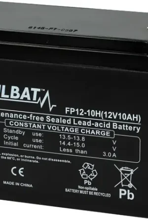Accu Fulbat FP 12-10H Gel VRLA 12V 10Ah Gereduceerde Prijs