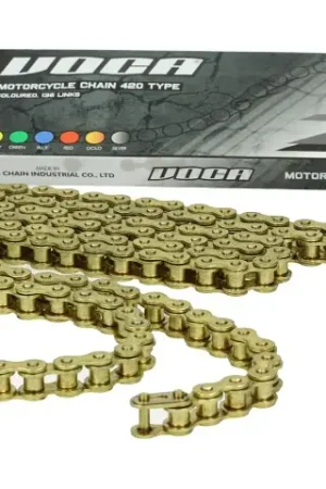 Ketting Voca Goud 420 1/4 Lengte 136 Schakels Snelle Levering