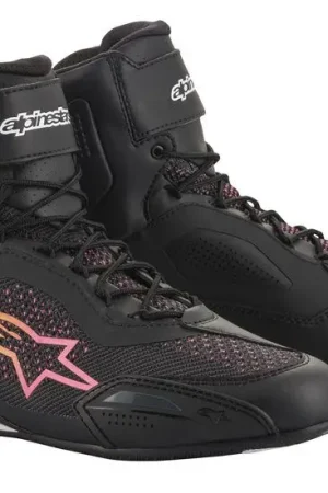 Veilige Betaling Alpinestars Stella Faster-3 Rideknit Zwart Geel Roze