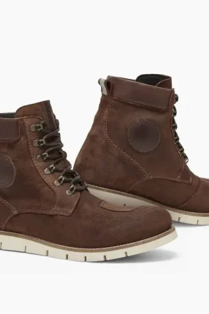 Koopje REV'IT! Ginza 3 Brown White Motorcycle Shoes