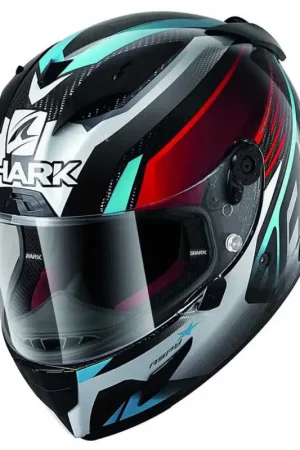 Shark Race-R Pro Carbon Aspy Carbon Rood Blauw DRB Integraalhelm Betrouwbaar