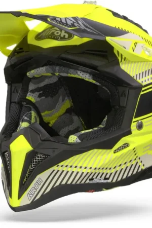 Merkproduct Airoh Aviator 3 Wave Flat Geel Crosshelm