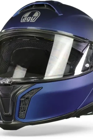 AGV Tourmodular Solid Mplk Galassia Blauw Mat Systeemhelm Rechtstreeks Van De Fabrikant