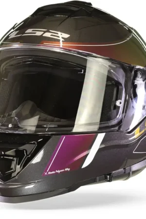 LS2 FF800 Storm Velvet Zwart Rainbow Integraalhelm Superprijs